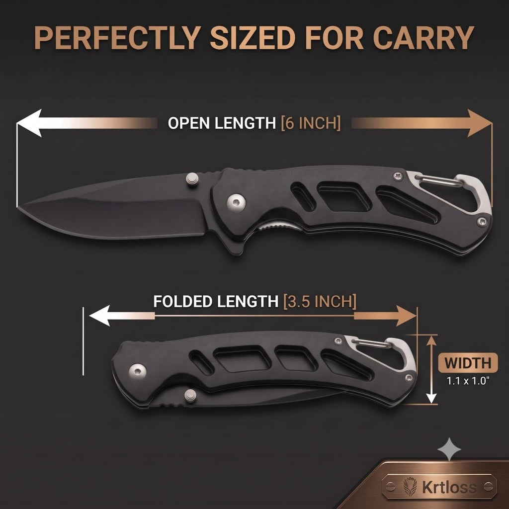 Foldable Manual Knife with Keychain