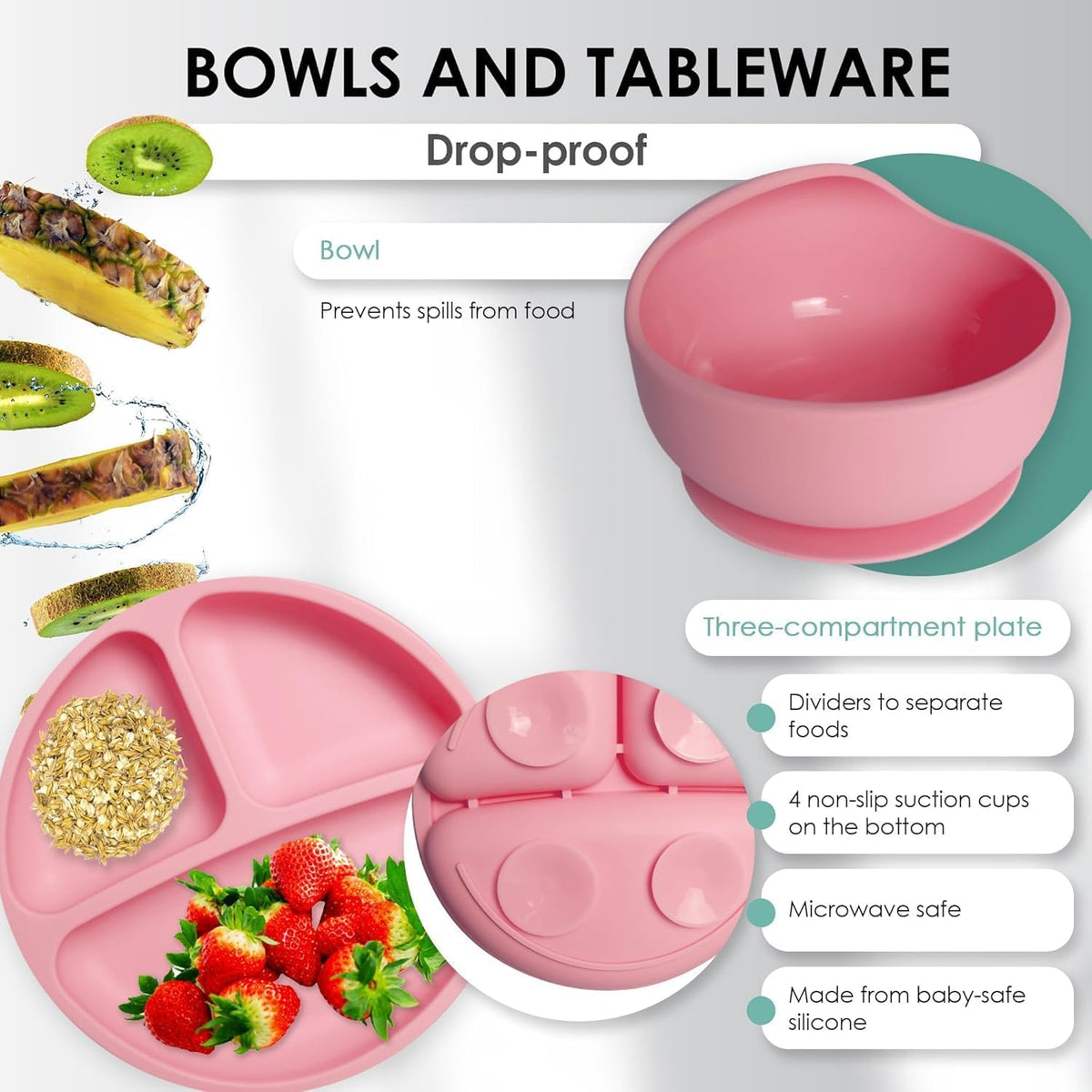 Silicone Baby Feeding Set