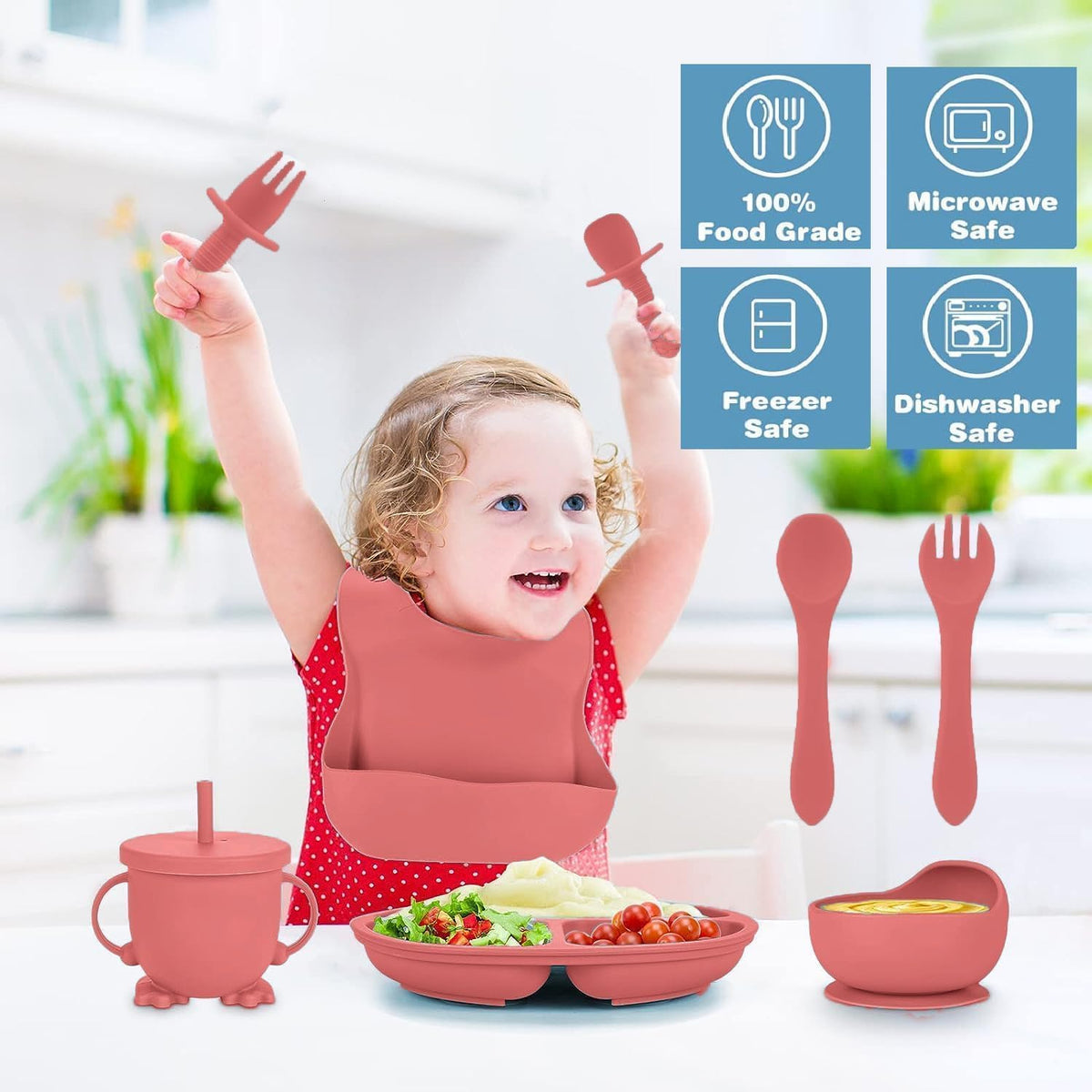 Silicone Baby Feeding Set