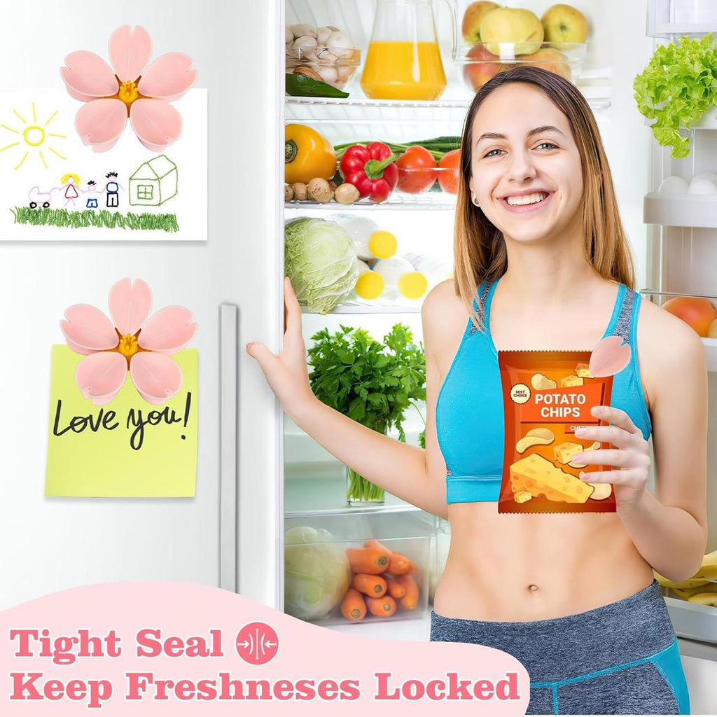 Flower Magnetic Fridge Clip