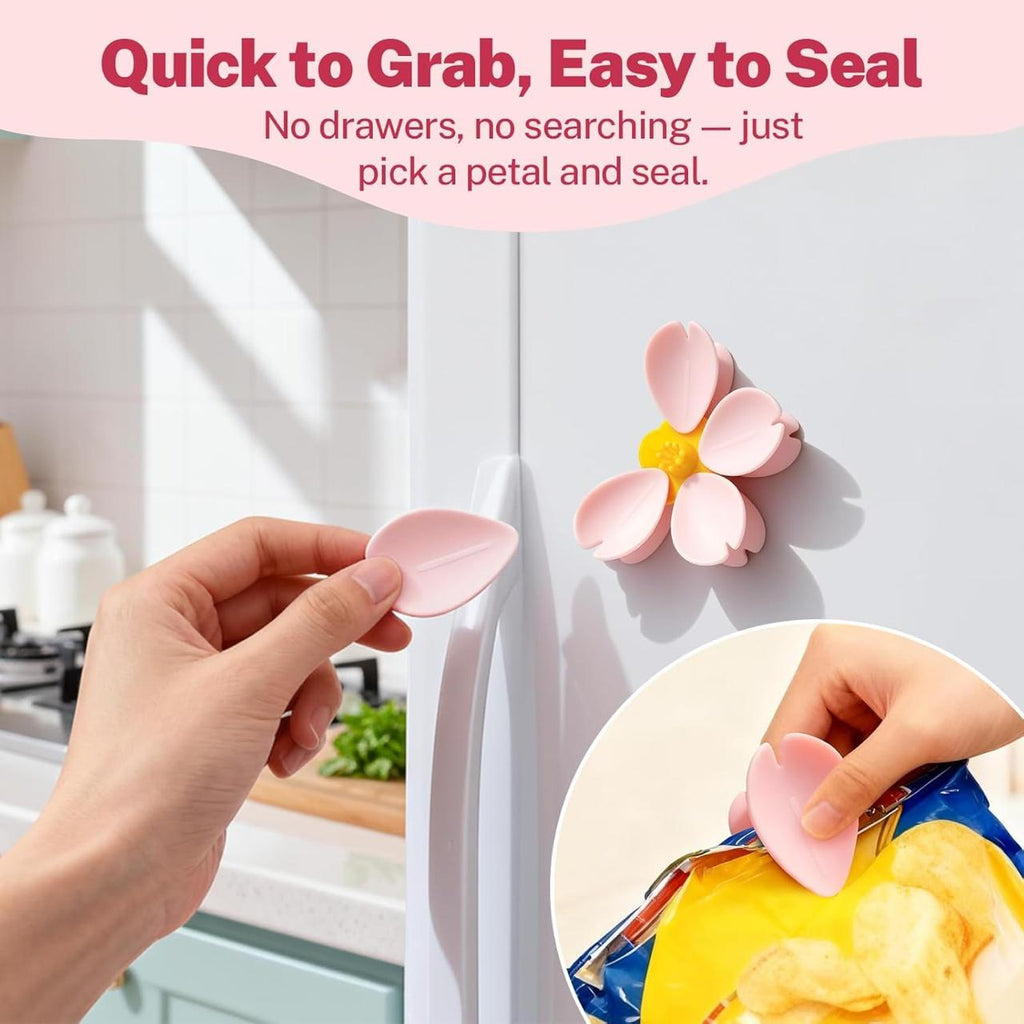 Flower Magnetic Fridge Clip