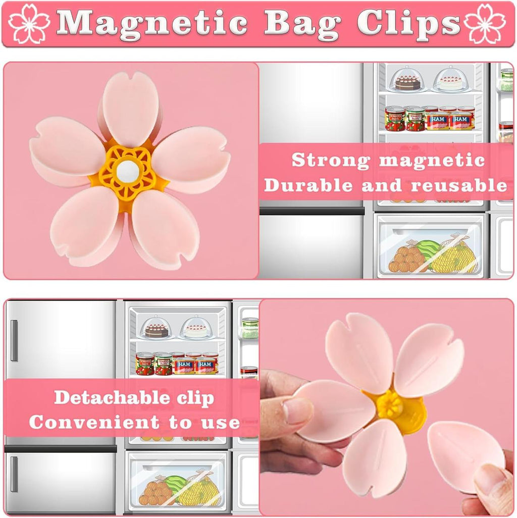 Flower Magnetic Fridge Clip
