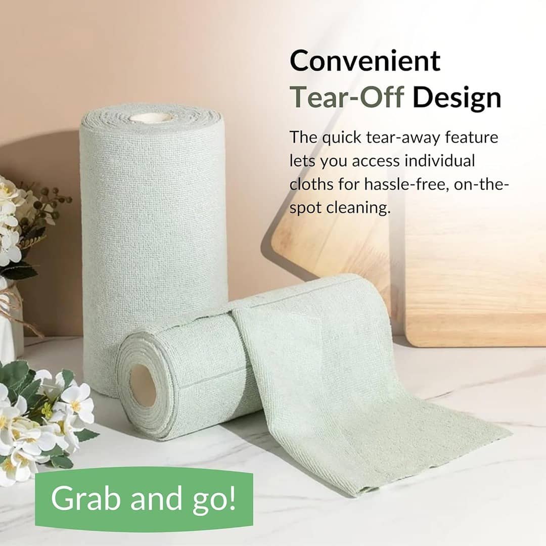 Microfiber Cleaning Cloth Roll