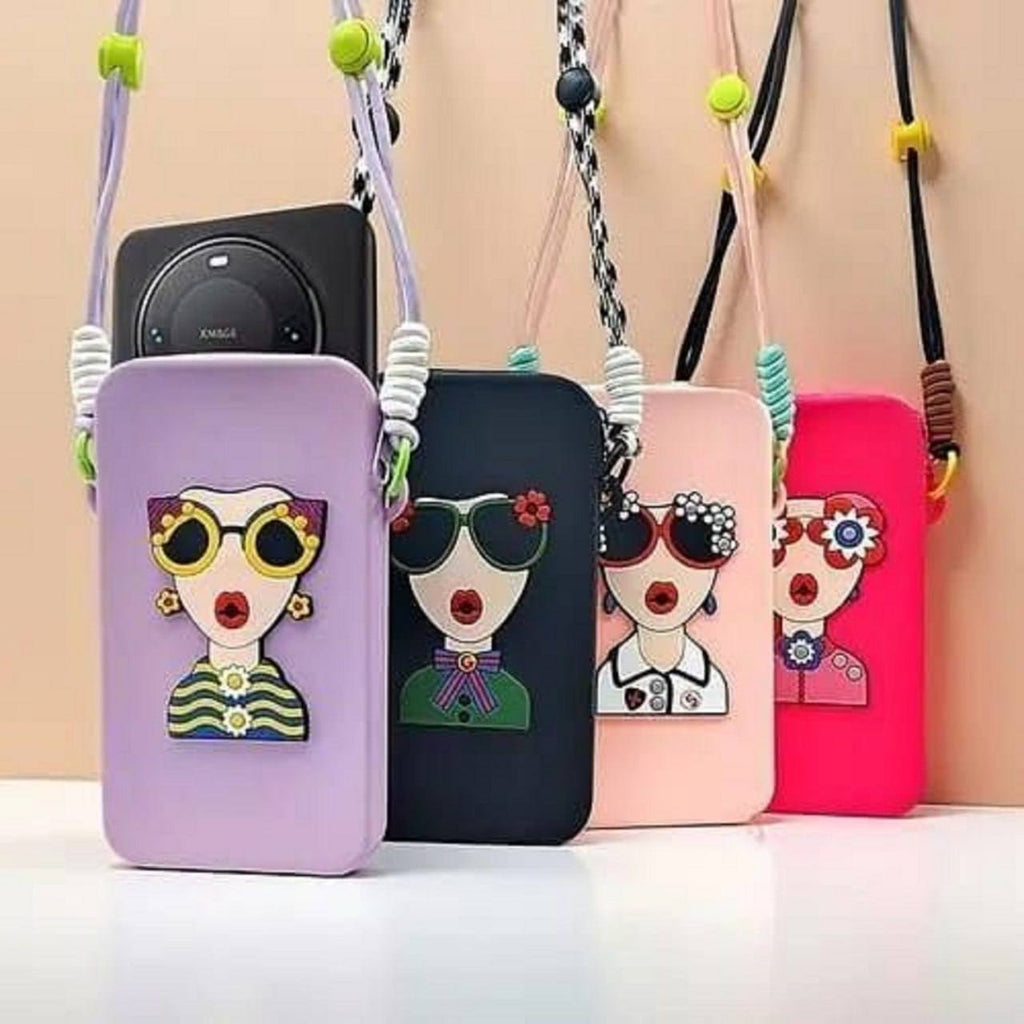 Silicone Sling Mobile Pouch