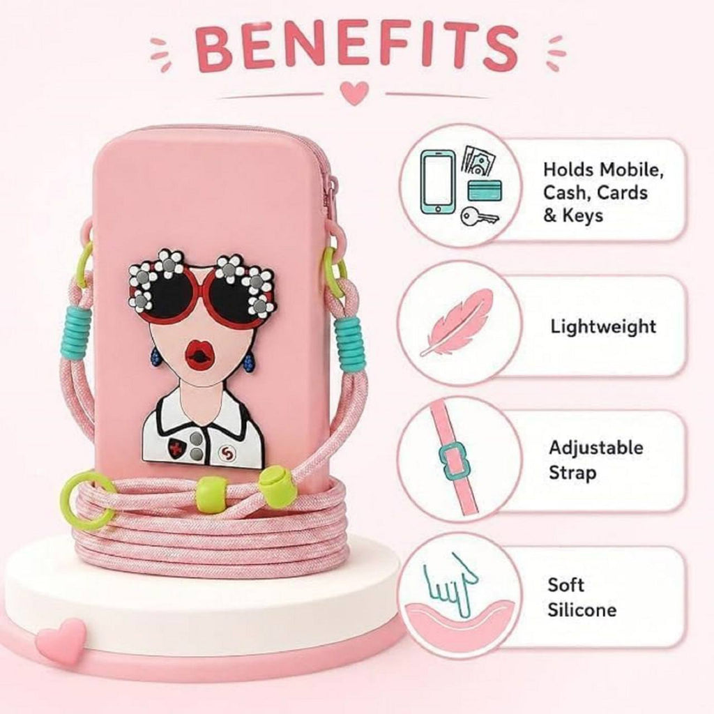 Silicone Sling Mobile Pouch