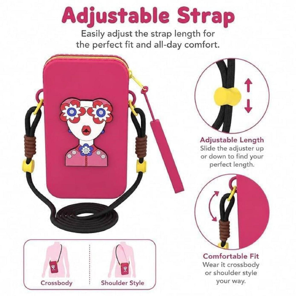 Silicone Sling Mobile Pouch
