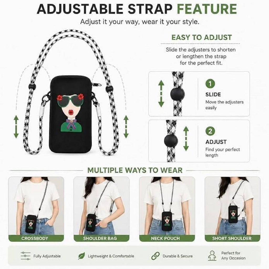 Silicone Sling Mobile Pouch