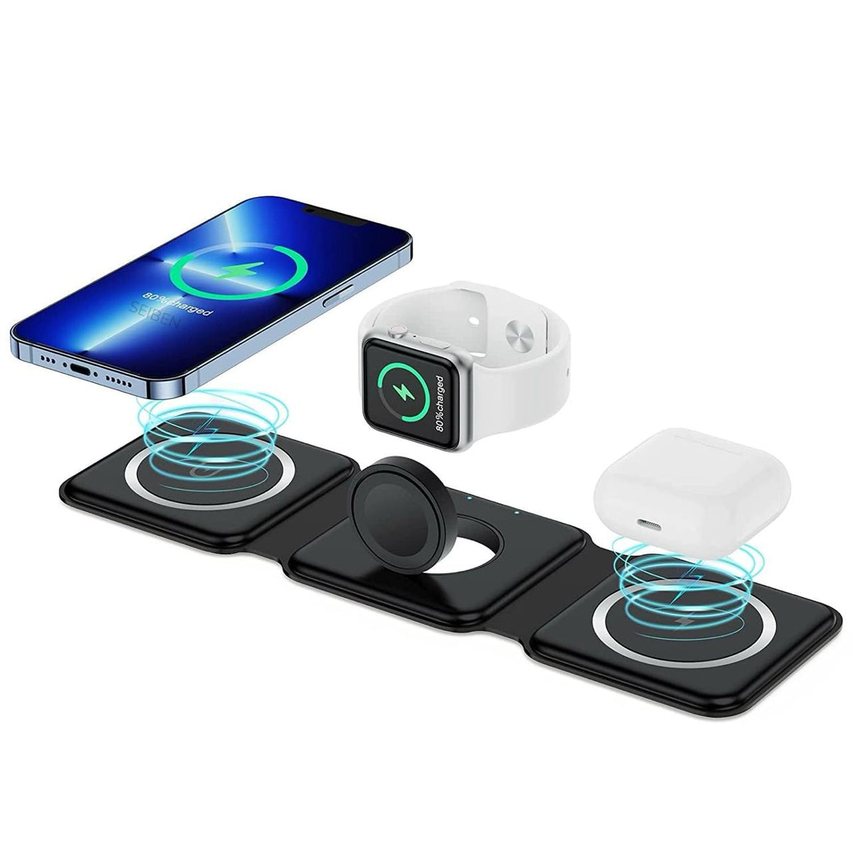 3 in 1 Foldable Magnetic Wireless Charger