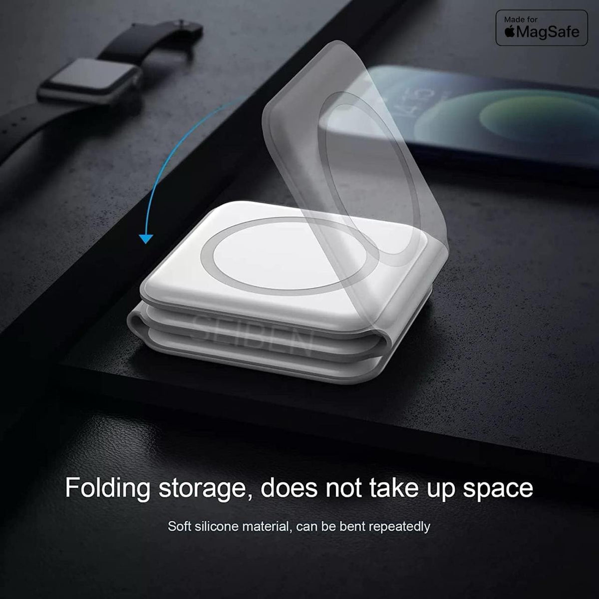 3 in 1 Foldable Magnetic Wireless Charger
