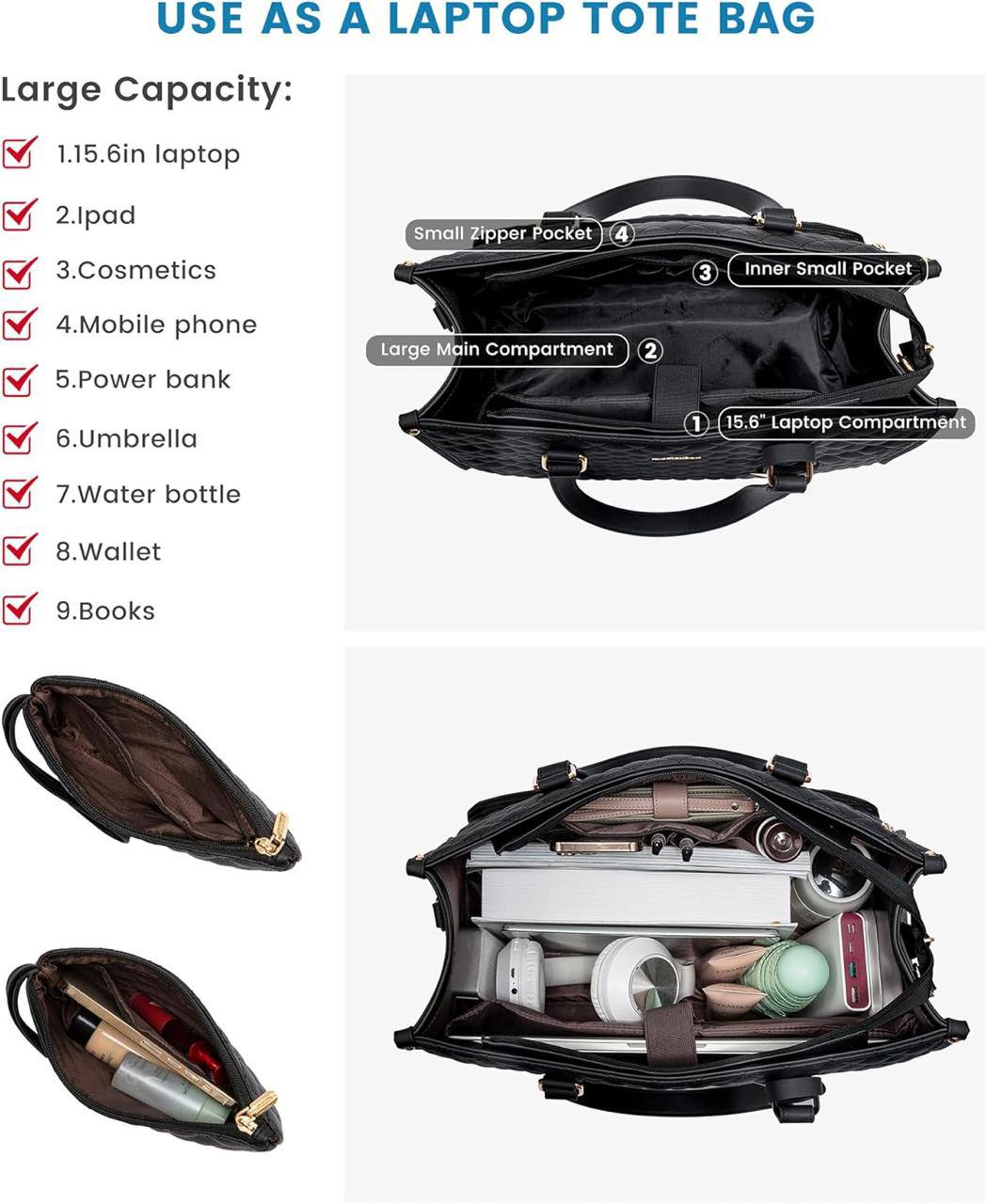 3 in 1 Tote Bag for Women