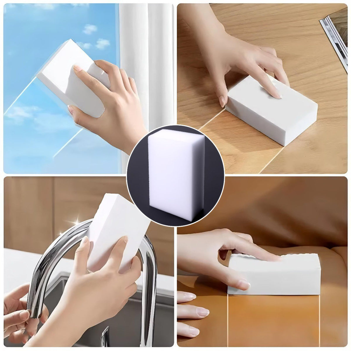 Magic Eraser Cleaning Sponge (Pack of 4)