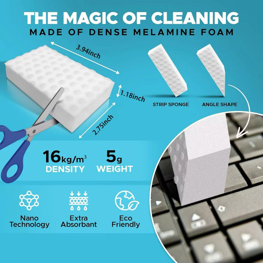 Magic Eraser Cleaning Sponge (Pack of 4)