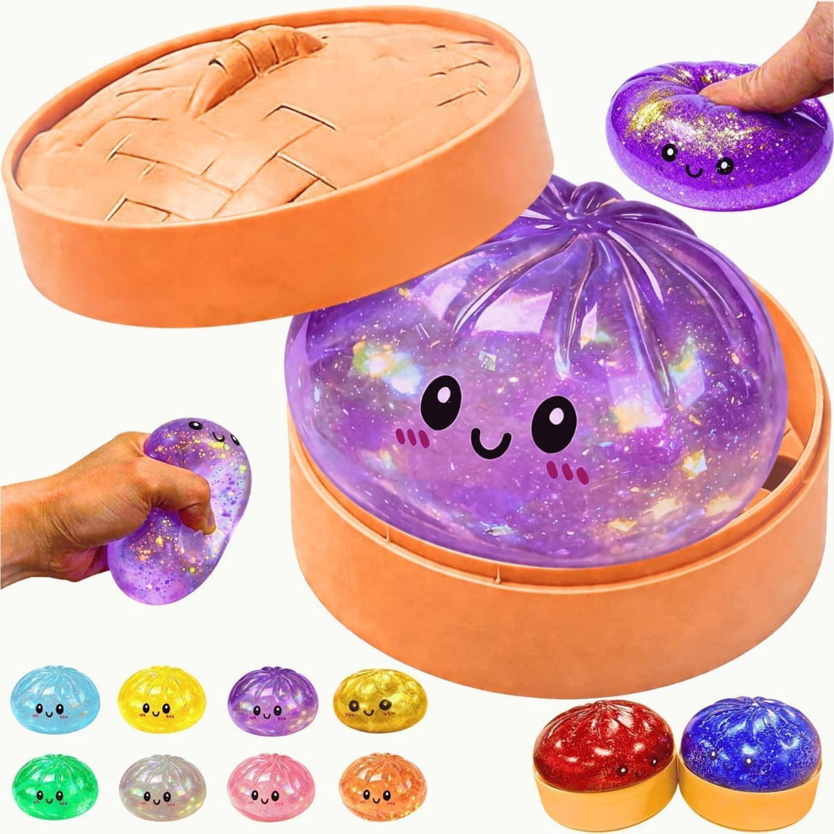 Dumpling Squishy (Pack of 1 - Random Color)