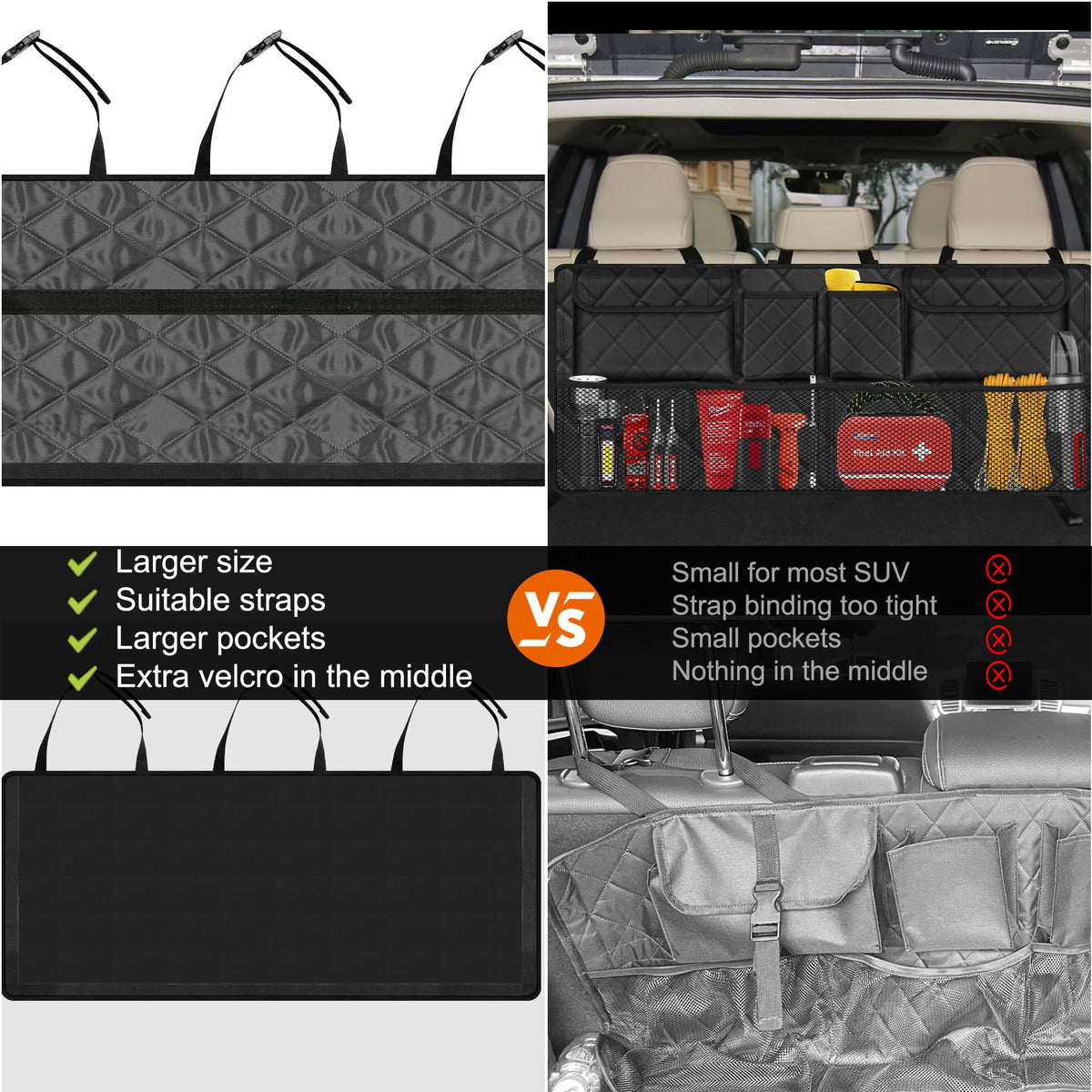 Car Backseat Trunk Organizer