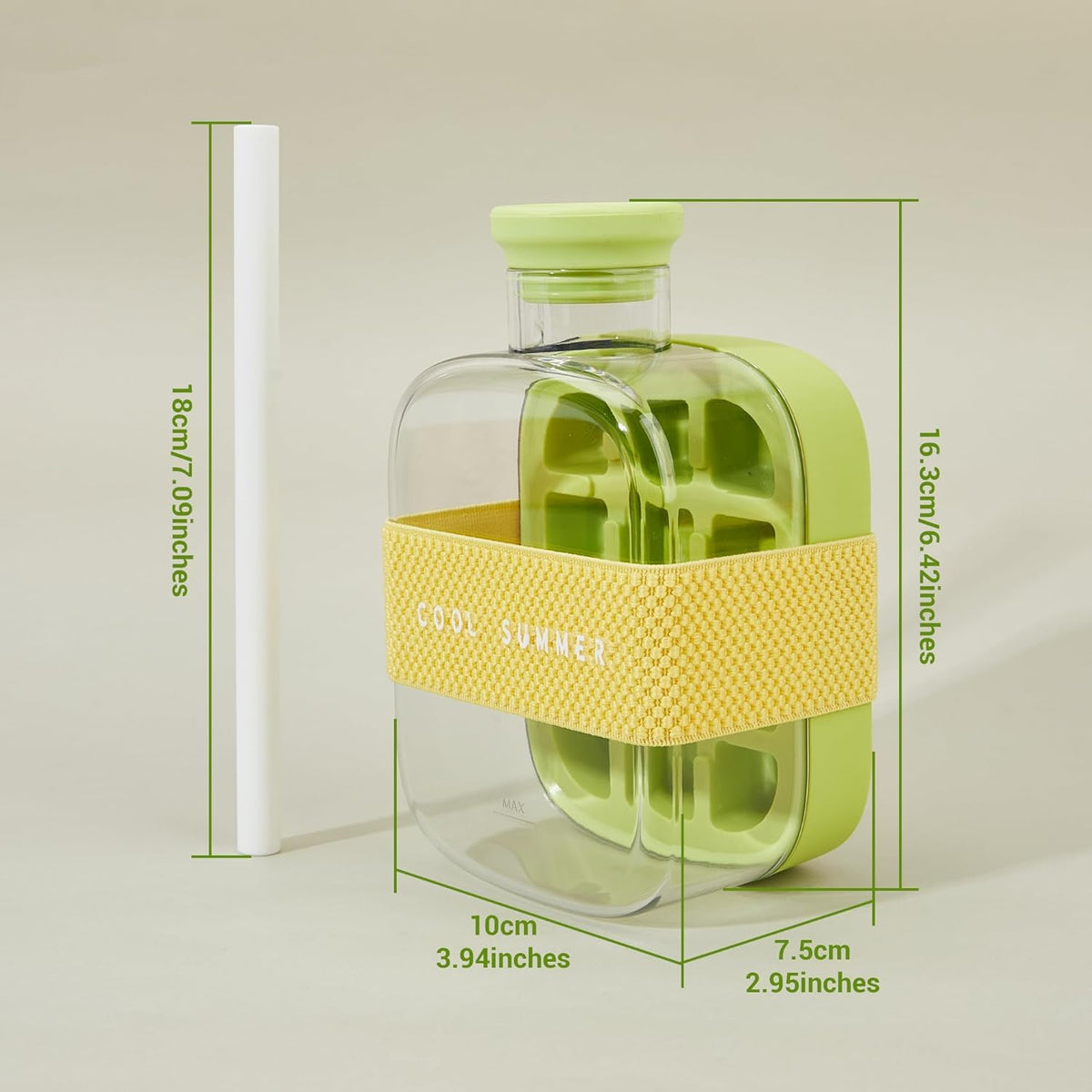 2 in 1 Ice Cube Bottle (500ml)