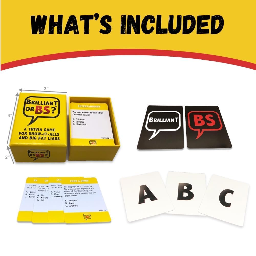 Brilliant or BS? - Card Game