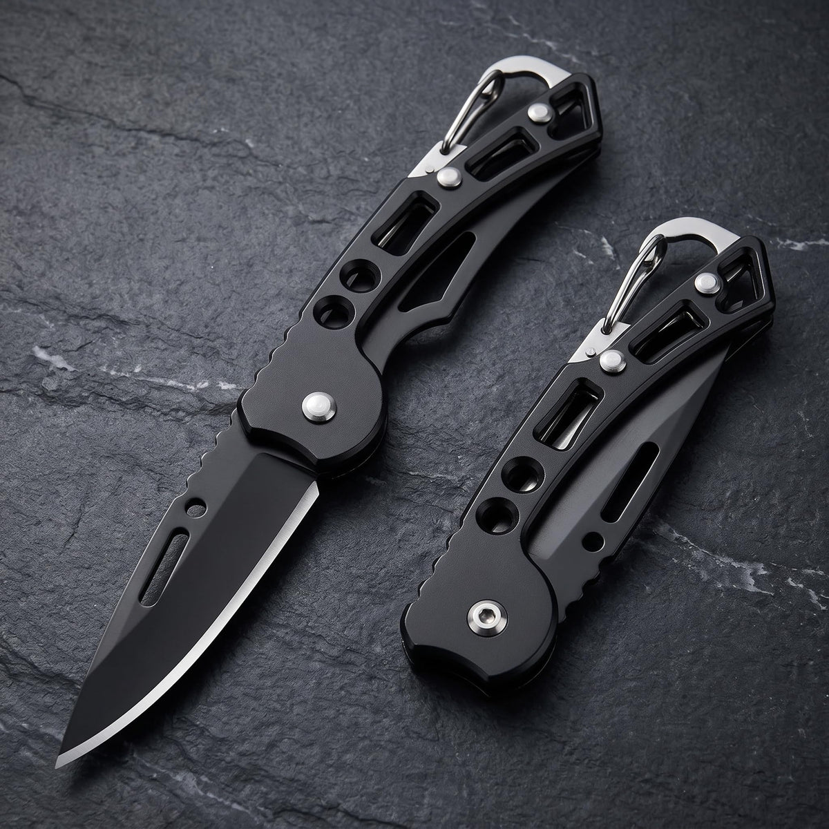 Foldable Manual Knife with Keychain
