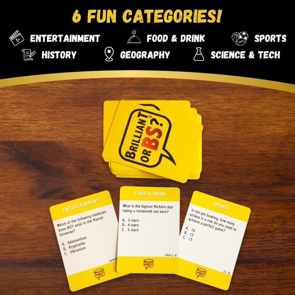 Brilliant or BS? - Card Game