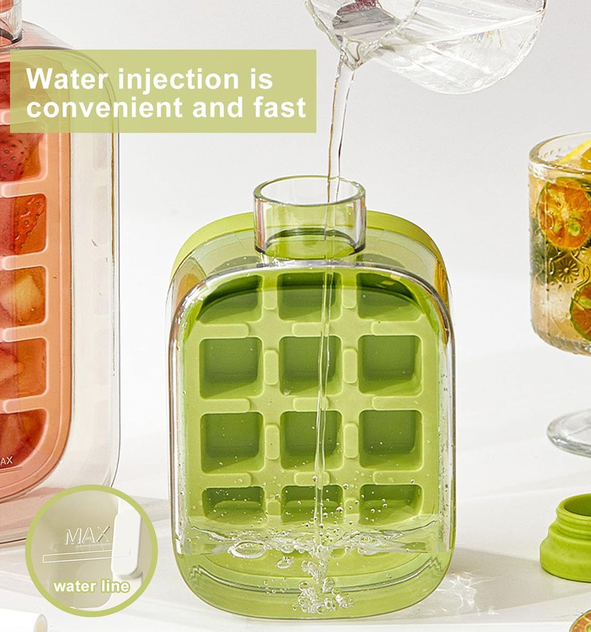 2 in 1 Ice Cube Bottle (500ml)