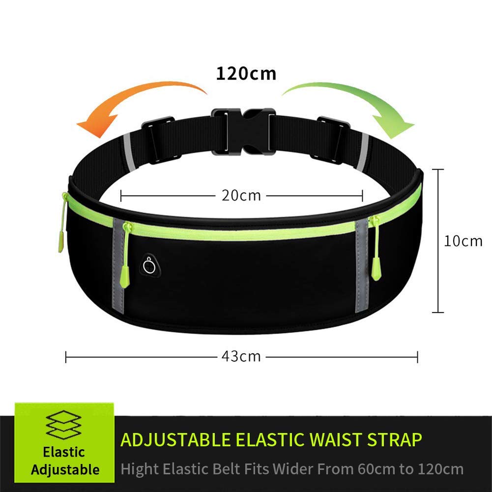 3 Pocket Slim Running Belt
